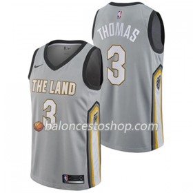 Camiseta Hombre NBA Cleveland Cavaliers Isaiah Thomas 3 Nike City Edition Swingman